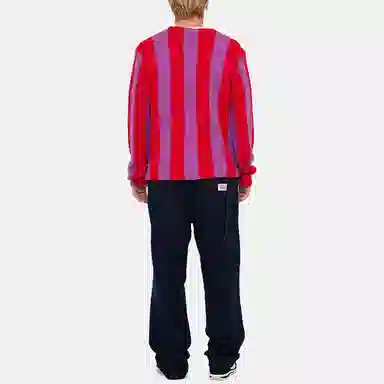 Stussy Stripe Brushed Cardigan