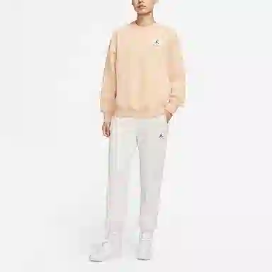 Jordan Logo Crewneck Sweatshirt Orange