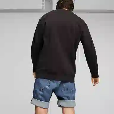 PUMA Classics Cafe Crew Black