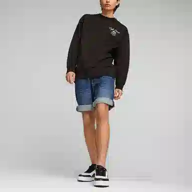 PUMA Classics Cafe Crew Black