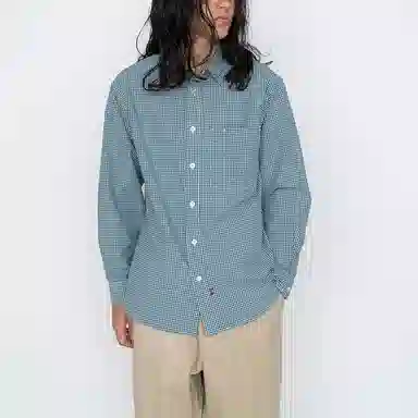 THE NORTH FACE PURPLE LABEL SS24 Regular CollarGingham