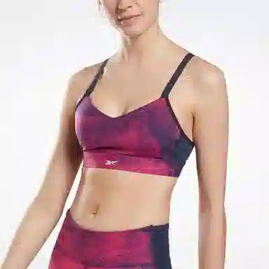 Reebok Lux Strappy Bra- Perf Aop