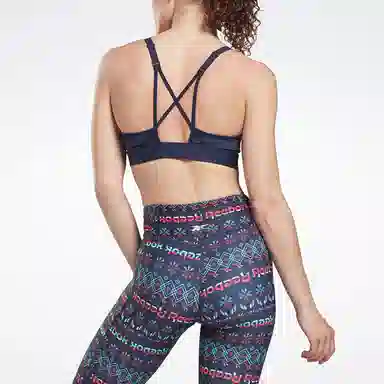Reebok Ts Lux Strappy Bra- Holid