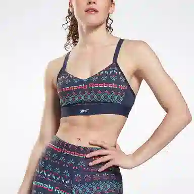 Reebok Ts Lux Strappy Bra- Holid