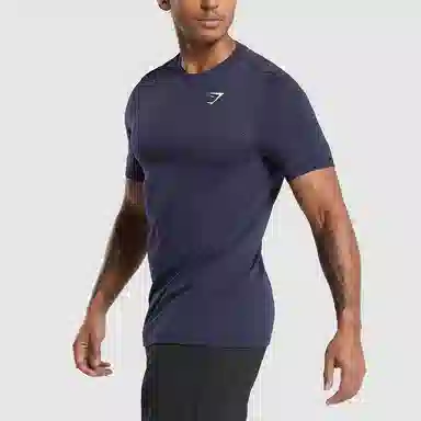 GYMSHARK Vital Seamless T-Shirt Navy