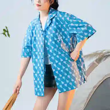 MLB Los Angeles Dodgers SS24 Blue Shirt