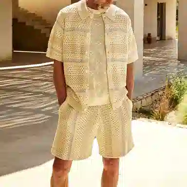 KITH Thompson Crochet Buttondown