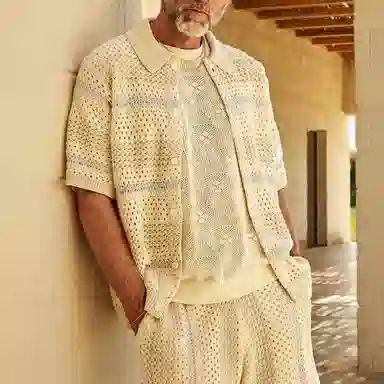 KITH Thompson Crochet Buttondown