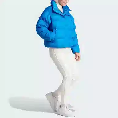 adidas Originals Short Vegan Puffer Jacket Blue
