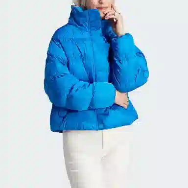 adidas Originals Short Vegan Puffer Jacket Blue