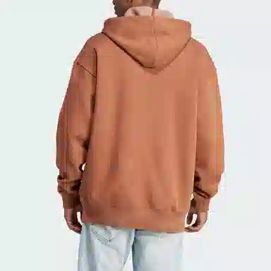 adidas All Szn Garment-Wash Hoodie Brown