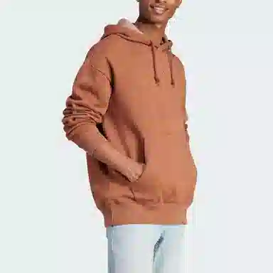 adidas All Szn Garment-Wash Hoodie Brown