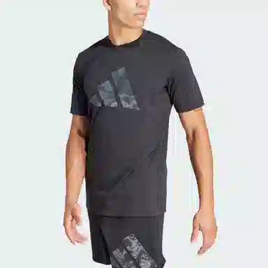 adidas Train Essentials Seasonal Brand Love Camo Tee LogoT