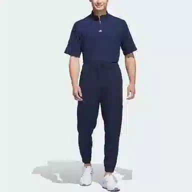 adidas Ultimate365 Twistknit Piqu Mock Polo Shirt LogoPolo