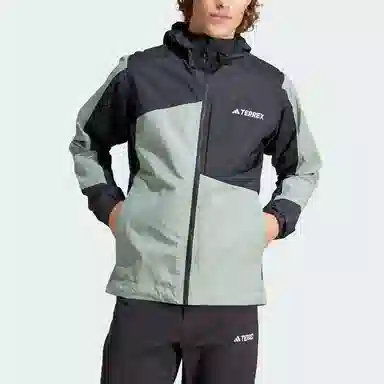 adidas Xperior Hybrid Rain.Rdy Jacket Silver Grey Green
