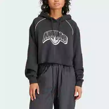 adidas originals Cropped Hoodie Logo