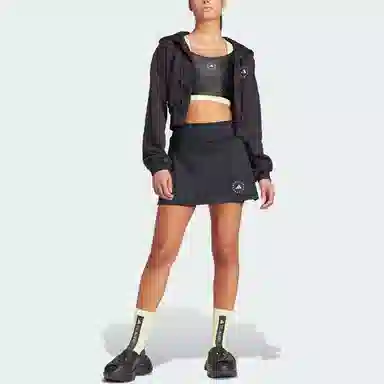 adidas x Stella McCartney Sportswear Cropped Hoodie Logo