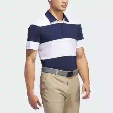 adidas Colorblock Rugby Stripe Polo Shirt Polo