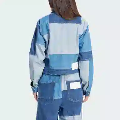 adidas Originals Kseniaschnaider Denim Patchwork Track Top