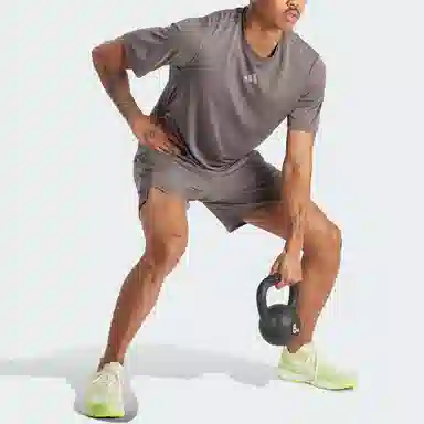 adidas Hiit Workout 3-Stripes Logo T