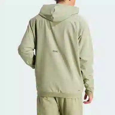 adidas Z.N.E. Woven Full-Zip Hooded Track Top Logo