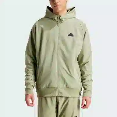 adidas Z.N.E. Woven Full-Zip Hooded Track Top Logo