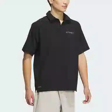 adidas Woven Aeroready Polo Shirt LogoPolo