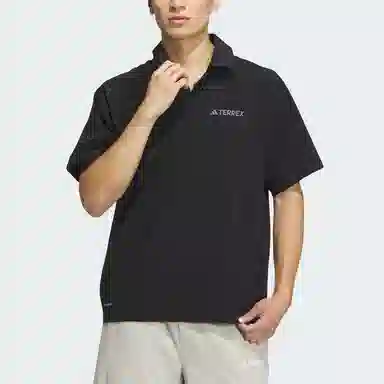 adidas Woven Aeroready Polo Shirt LogoPolo