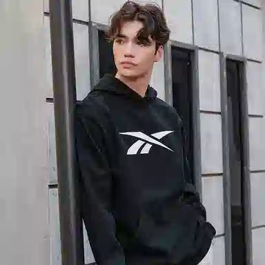 Reebok Logo Hoodie Black