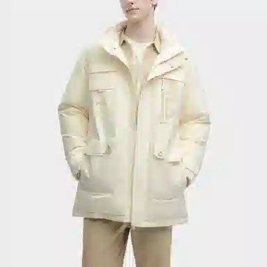 FILA Logo Print Down Jacket