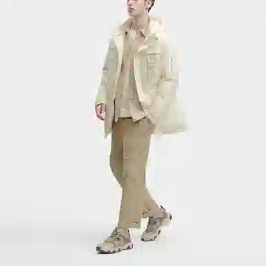 FILA Logo Print Down Jacket