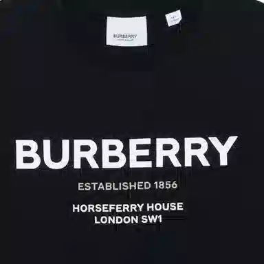 Burberry Logo T-Shirt Kids Black