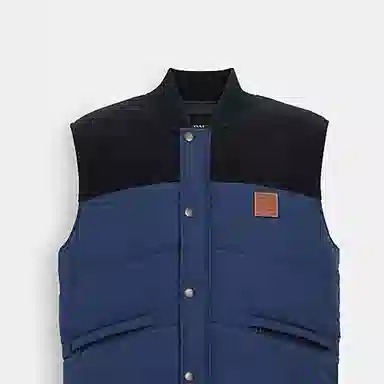 COACH SS24 Navy Vest