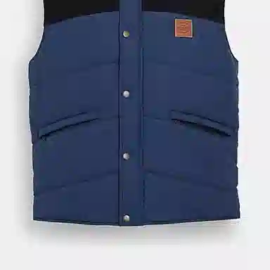 COACH SS24 Navy Vest