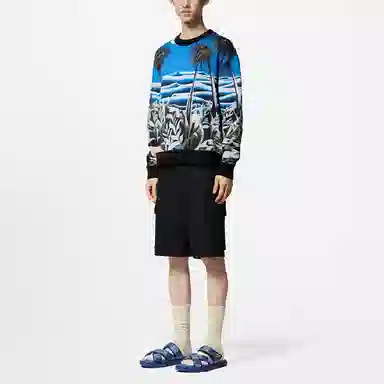 Louis Vuitton SS24 Blue Crewneck Sweater
