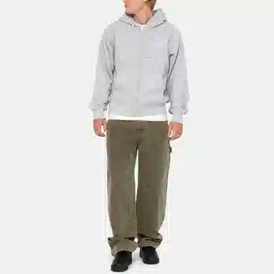 Stussy Stock Logo Zip Hoodie