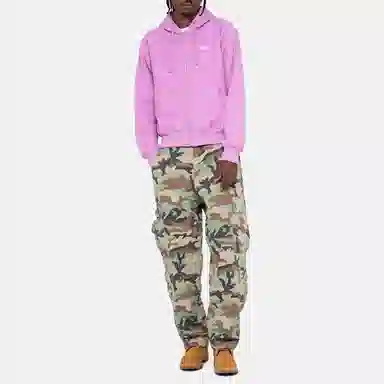 Stussy Stock Logo Zip Hoodie