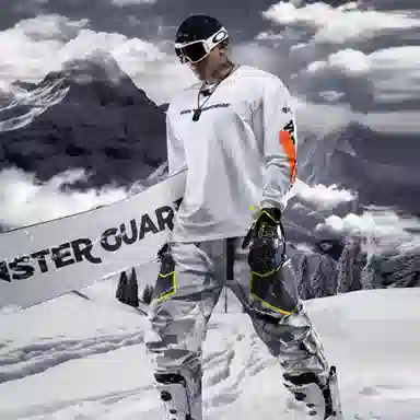 Monster Guardians Shield Series Long Sleeve Tee White