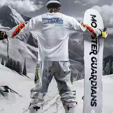 Monster Guardians Shield Series Long Sleeve Tee White