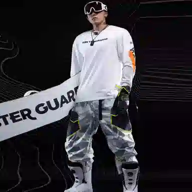 Monster Guardians Shield Series Long Sleeve Tee White