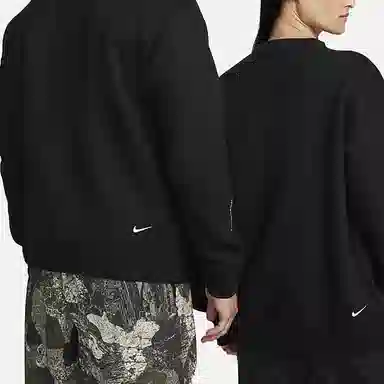 Nike Printed Crew Long Sleeve Tee Black