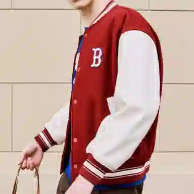 MLB Boston Red Sox Logo Baseball Jacket