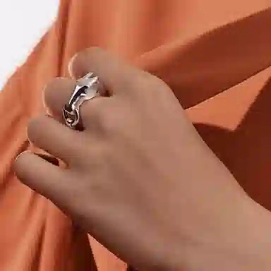 Hermes 925 Silver Ring