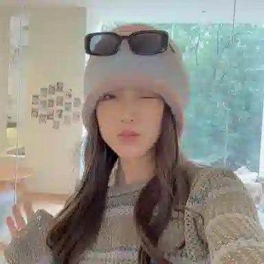 北极绒 渐变抽绳堆堆帽显脸小针织 羊毛 绒线帽 男女同款情侣款