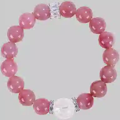 饰之颜 新中式天然 粉水晶 手串 女款