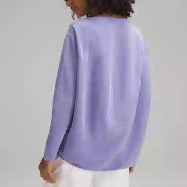 lululemon Back in Action Long-Sleeve Shirt Deep Lavender