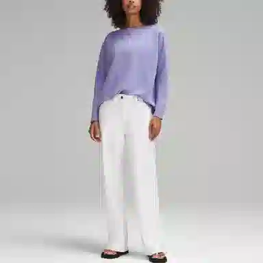 lululemon Back in Action Long-Sleeve Shirt Deep Lavender
