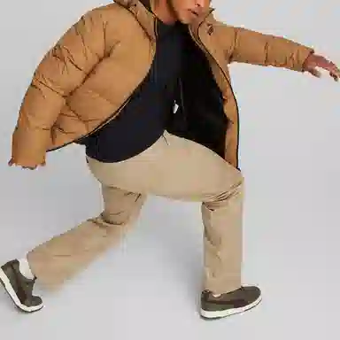 PUMA Down Puffer Brown