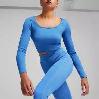 PUMA Corset Long Sleeve Blue