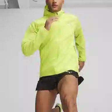 PUMA RUN FAVORITE WOVEN HOODED JACKET M